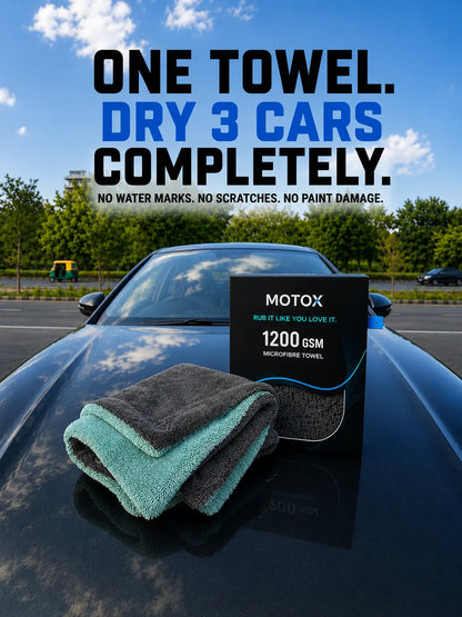 MotoX Original 1200 GSM +350 GSM Micro-fiber cloth Combo (Copy)